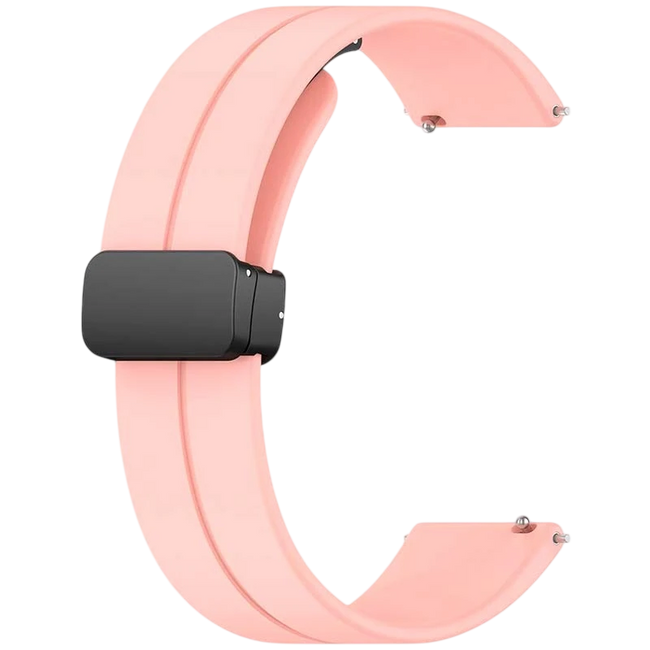 Correa Universal Cierre Magnético 22mm Rosa para Smartwatch Xiaomi/Amazfit/Samsung/Huawei/Realme/Ticwatch Hover Image