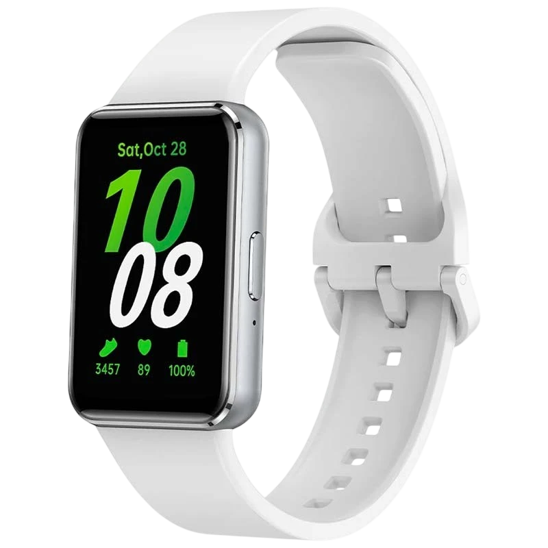Correa de silicona Samsung Galaxy Fit 3 Blanco
