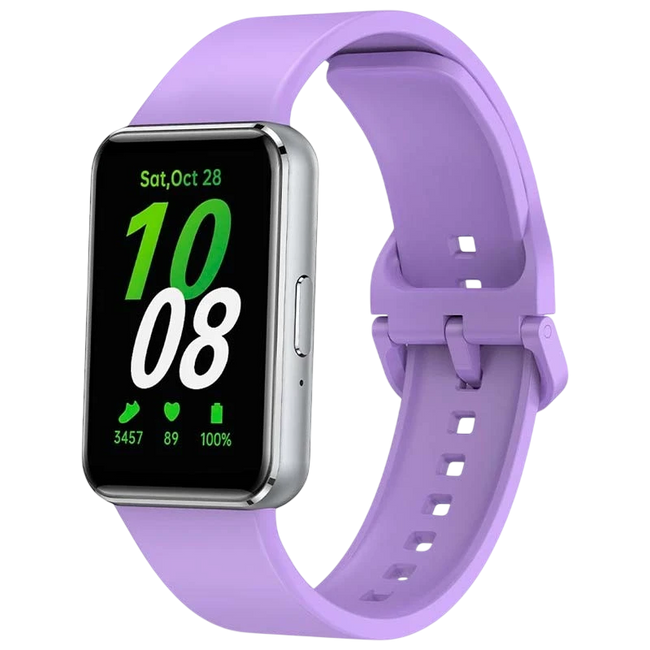 Correa de silicona Samsung Galaxy Fit 3 Morado Hover Image