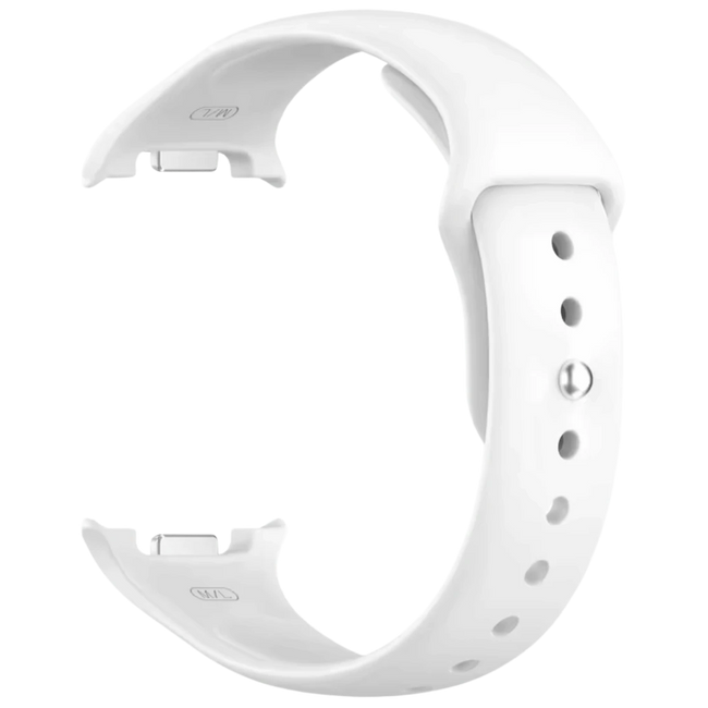 Correa de silicona Samsung Galaxy Watch 8 / 9 Blanco Hover Image