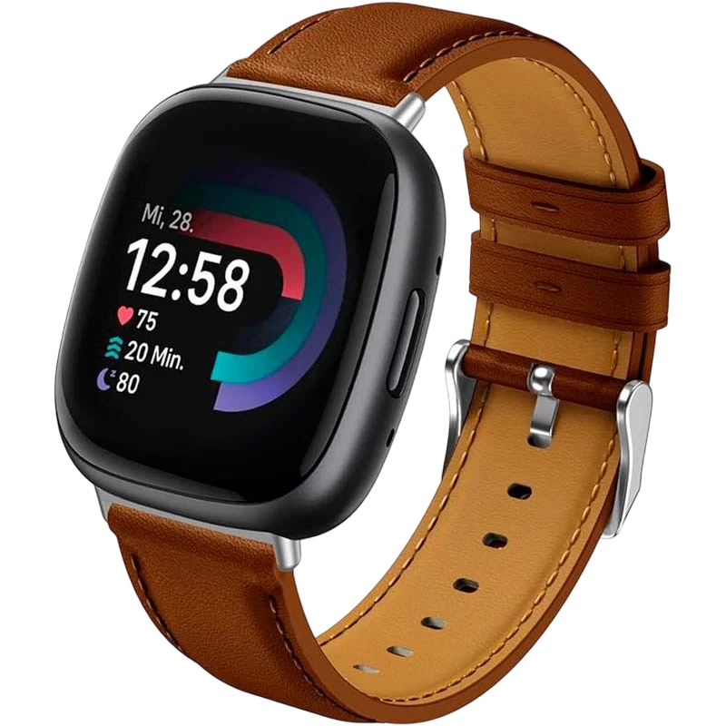 Correa Fitbit Versa 3 / Versa 4 Cuero Marrón