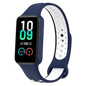 Correa Xiaomi Mi Smart Band 8 Active / Redmi Smart Band 2 Dual Color Azul+Blanco