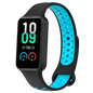 Correa Xiaomi Mi Smart Band 8 Active / Redmi Smart Band 2 Dual Color Negro+Azul