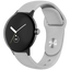 Correa Universal Elegance Silicona 20mm Gris para Smartwatch Xiaomi/Amazfit/Samsung/Huawei/Realme/Ticwatch