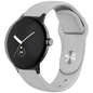 Correa Universal Elegance Silicona 20mm Gris para Smartwatch Xiaomi/Amazfit/Samsung/Huawei/Realme/Ticwatch
