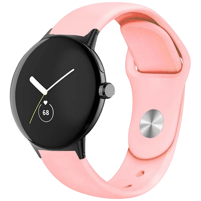 Correa Universal Elegance Silicona 20mm Salmón para Smartwatch Xiaomi/Amazfit/Samsung/Huawei/Realme/Ticwatch Hover Image