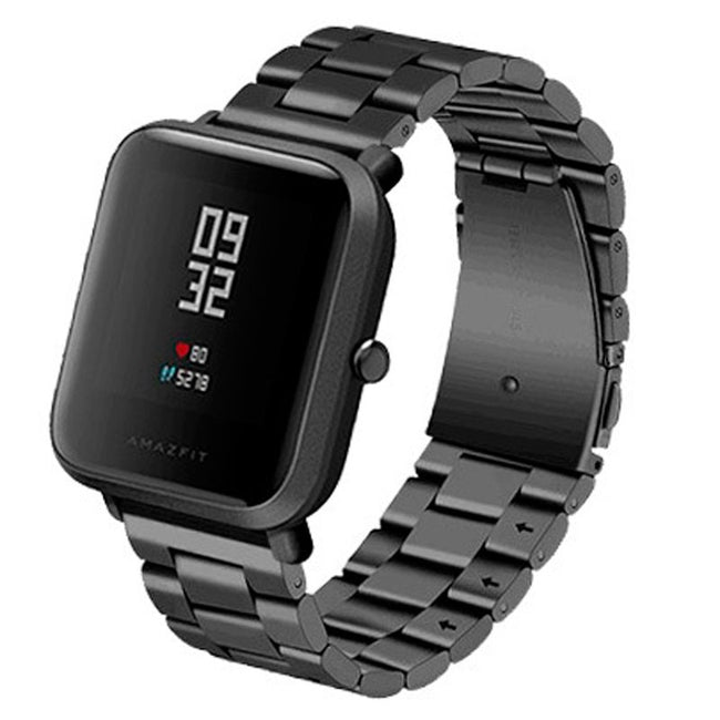 Correa Universal Metal Eslabones 20mm para Smartwatch Xiaomi/Amazfit/Samsung/Huawei/Realme/Ticwatch Hover Image
