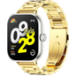 Correa Metal Eslabones Xiaomi Mi Smart Band 9 Pro / Band 8 Pro / Redmi Watch 4 / Redmi Watch 5 / Redmi Watch 6 / Xiaomi Smart Band 10 Pro Dorado