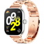 Correa Metal Eslabones Xiaomi Mi Smart Band 9 Pro / Band 8 Pro / Redmi Watch 4 / Redmi Watch 5 / Redmi Watch 6 / Xiaomi Smart Band 10 Pro Dorado Rosa