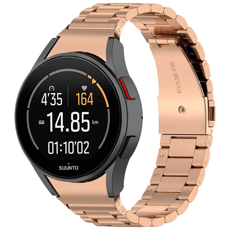 Correa Metal Eslabones Samsung Galaxy Watch 4/5/6 Dorado Rosa