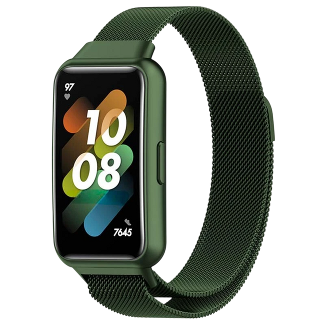 Correa Huawei Band 7 Milanesa Magnética Verde Bosque Hover Image