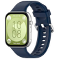 Correa de silicona Huawei Watch Fit 5 / 5 Pro Azul Oscuro