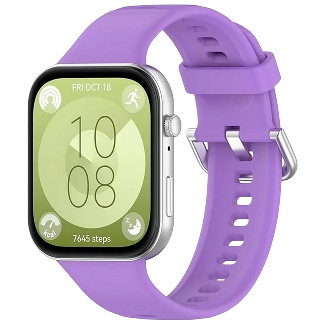 Correa de silicona Huawei Watch Fit 3 Morado Hover Image
