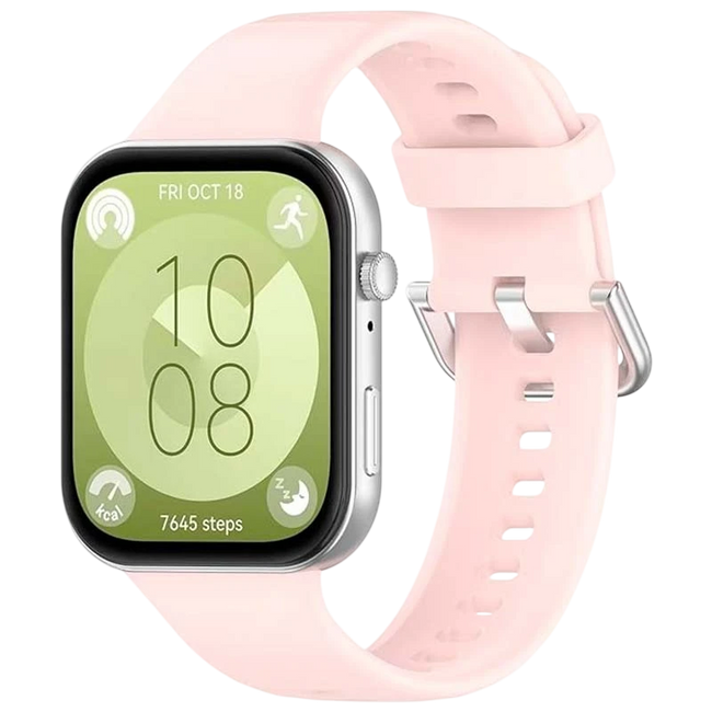Correa de silicona Huawei Watch Fit 3 Rosa Hover Image