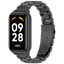 Correa Metal Eslabones Xiaomi Mi Smart Band 8 Active / Redmi Smart Band 2 Negro