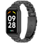 Correa Metal Eslabones Xiaomi Mi Smart Band 8 Active / Redmi Smart Band 2 Negro