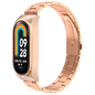 Correa Metal Eslabones Xiaomi Mi Smart Band 9 / Mi Smart Band 8 Dorado