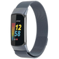 Correa Milanesa Magnética Fitbit Charge 5 / Charge 6 Gris