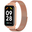 Correa Milanesa Magnética Xiaomi Mi Smart Band 8 Active / Redmi Smart Band 2 Dorado Rosa