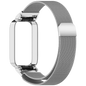 Correa Milanesa Magnética Xiaomi Mi Smart Band 9 Active / Redmi Smart Band 3 Plata