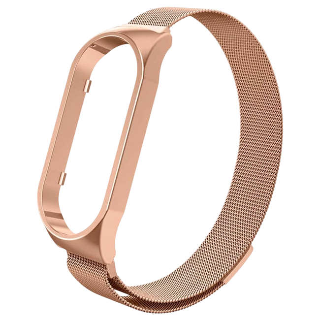 Correa Xiaomi Smart Band 7 Milanesa Magnética Dorado Rosa Hover Image