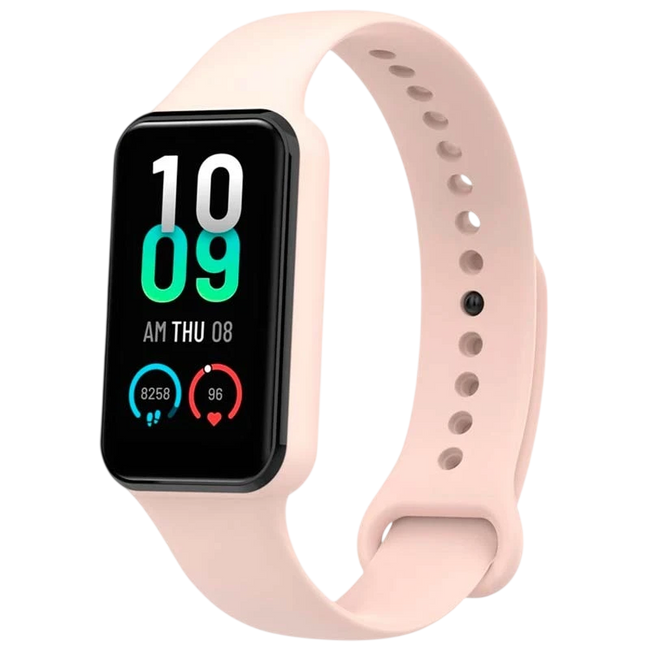 Correa de silicona Amazfit Band 7 Rosa Claro Hover Image
