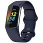 Correa de silicona Fitbit Charge 5 / Charge 6 Azul Oscuro