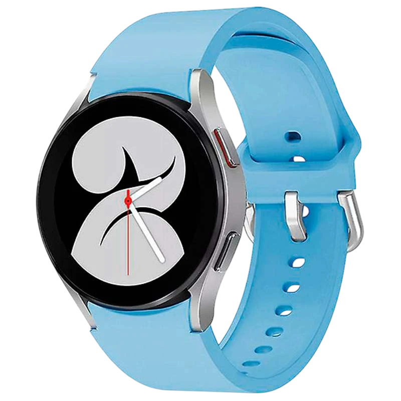 Correa de silicona Samsung Galaxy Watch 4/5/6 Azul Claro