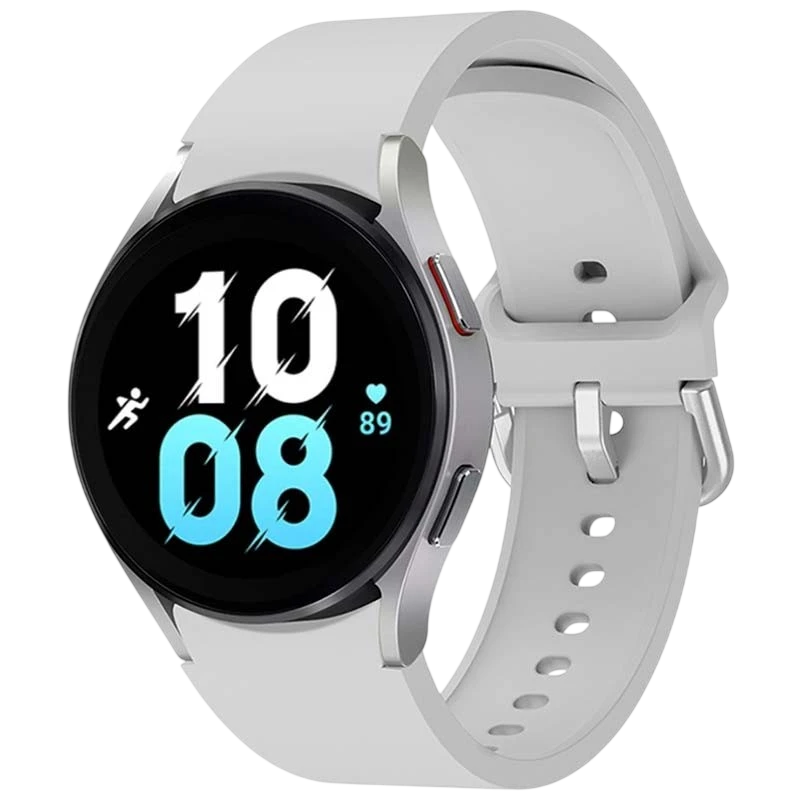 Correa de silicona Samsung Galaxy Watch 4/5/6 Gris Claro