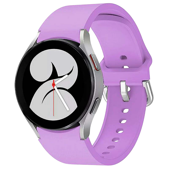 Correa de silicona Samsung Galaxy Watch 4/5/6 Morado Hover Image