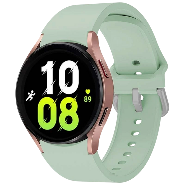 Correa de silicona Samsung Galaxy Watch 4/5/6 Verde Claro Hover Image