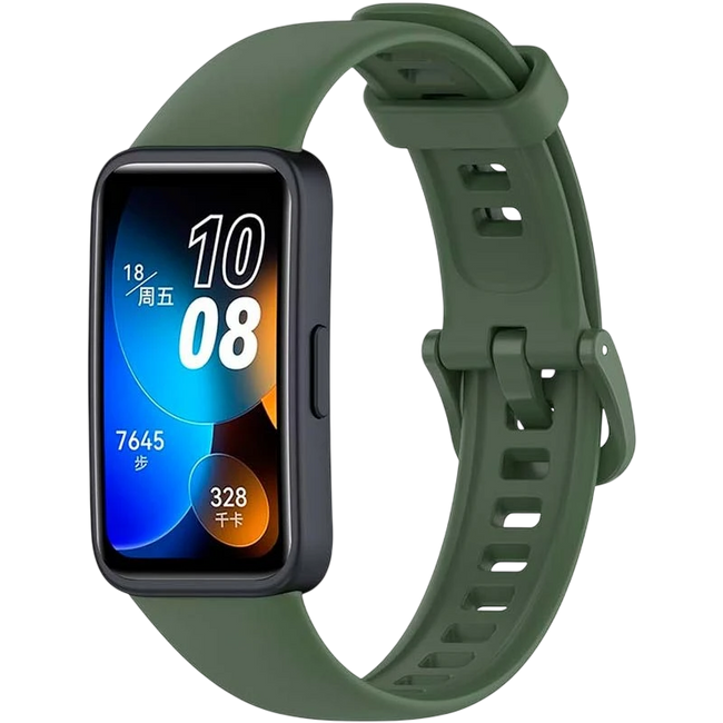 Correa Huawei Band 8 / Huawei Band 9 / Honor Band 9 Silicona Verde Oscuro Hover Image