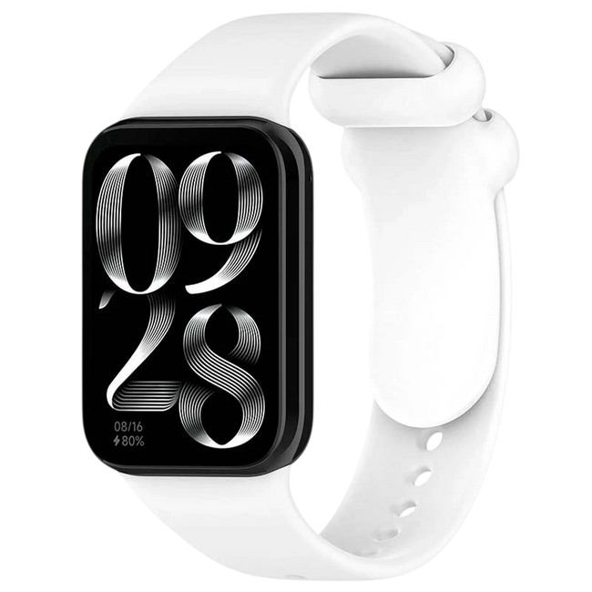 Correa Xiaomi Mi Smart Band 9 Pro / Band 8 Pro / Redmi Watch 4 / Redmi Watch 5 / Redmi Watch 6 / Xiaomi Smart Band 10 Pro Silicona Blanco Hover Image