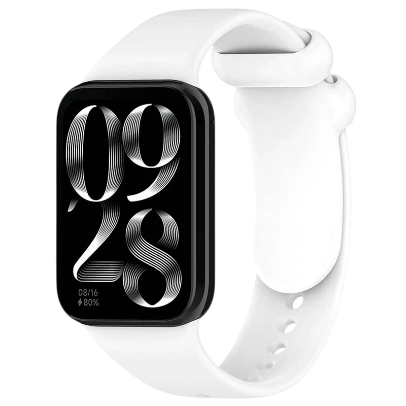 Correa Xiaomi Mi Smart Band 9 Pro / Band 8 Pro / Redmi Watch 4 / Redmi Watch 5 / Redmi Watch 6 / Xiaomi Smart Band 10 Pro Silicona Blanco