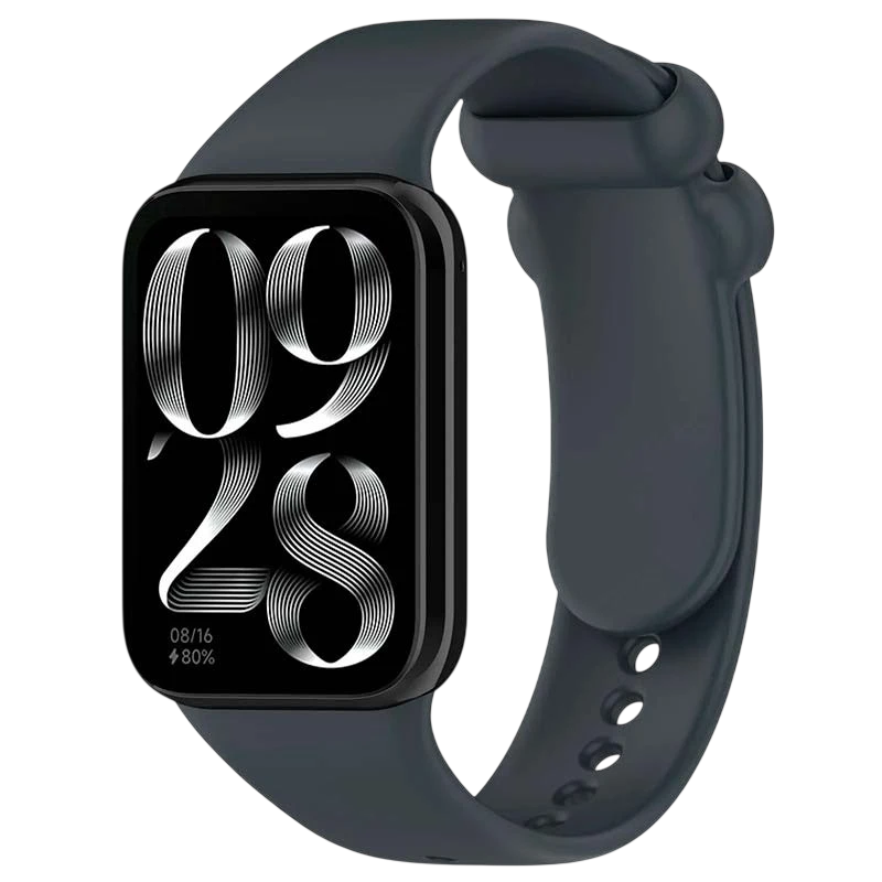 Correa Xiaomi Mi Smart Band 9 Pro / Band 8 Pro / Redmi Watch 4 / Redmi Watch 5 / Redmi Watch 6 / Xiaomi Smart Band 10 Pro Silicona Gris Oscuro
