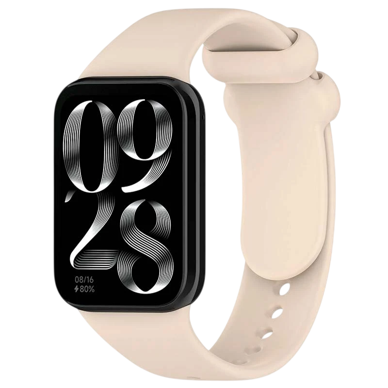 Correa Xiaomi Mi Smart Band 9 Pro / Band 8 Pro / Redmi Watch 4 / Redmi Watch 5 / Redmi Watch 6 / Xiaomi Smart Band 10 Pro Silicona Marfil