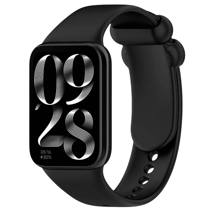 Correa Xiaomi Mi Smart Band 9 Pro / Band 8 Pro / Redmi Watch 4 / Redmi Watch 5 / Redmi Watch 6 / Xiaomi Smart Band 10 Pro Silicona Negro
