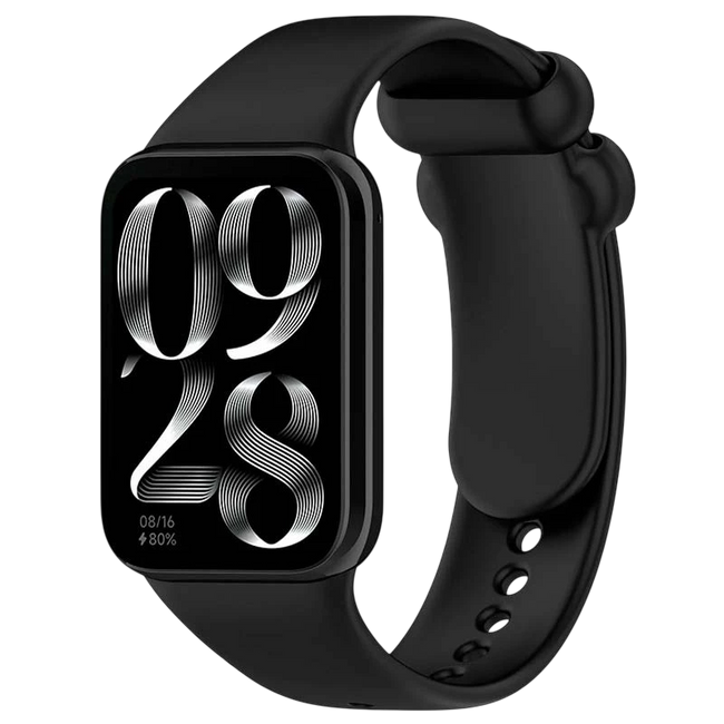 Correa Xiaomi Mi Smart Band 9 Pro / Band 8 Pro / Redmi Watch 4 / Redmi Watch 5 / Redmi Watch 6 / Xiaomi Smart Band 10 Pro Silicona Negro Hover Image