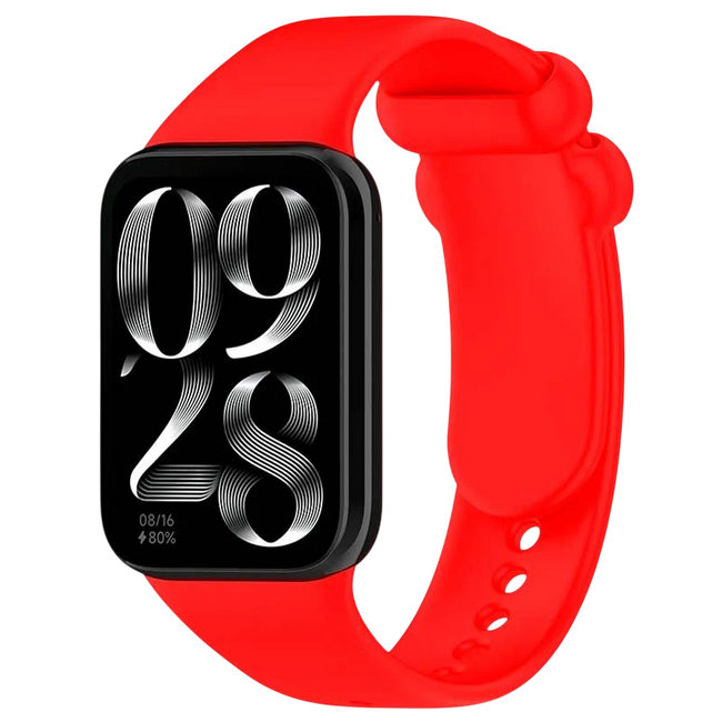 Correa Xiaomi Mi Smart Band 9 Pro / Band 8 Pro / Redmi Watch 4 / Redmi Watch 5 / Redmi Watch 6 / Xiaomi Smart Band 10 Pro Silicona Rojo Hover Image