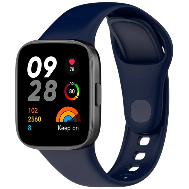 Correa de silicona Xiaomi Redmi Watch 3 Azul Oscuro Hover Image
