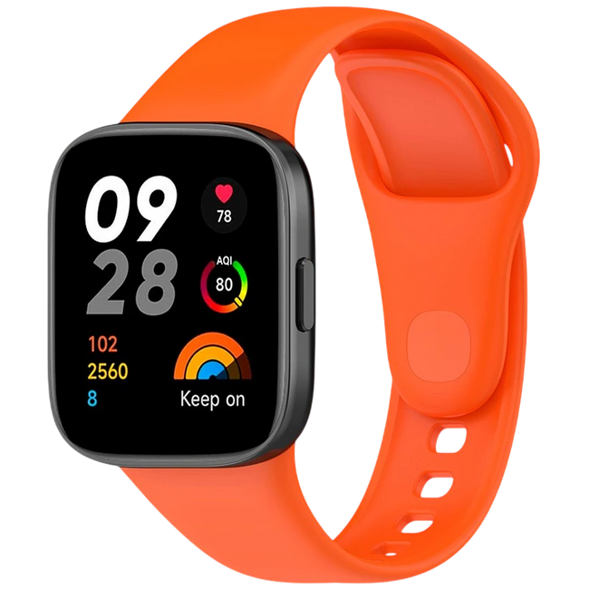 Correa de silicona Xiaomi Redmi Watch 3 Naranja Hover Image