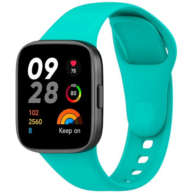 Correa de silicona Xiaomi Redmi Watch 3 Turquesa Hover Image