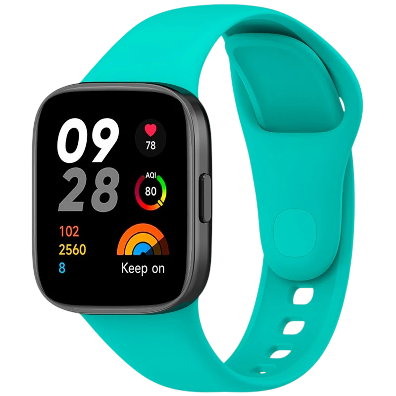 Correa de silicona Xiaomi Redmi Watch 3 Turquesa