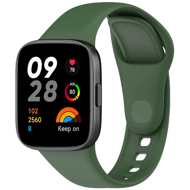 Correa de silicona Xiaomi Redmi Watch 3 Verde