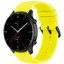 Correa de silicona Universal 22mm Amarillo para Smartwatch Xiaomi/Amazfit/Samsung/Huawei/Realme/Ticwatch