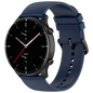 Correa de silicona Universal 22mm Azul Marino para Smartwatch Xiaomi/Amazfit/Samsung/Huawei/Realme/Ticwatch