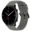 Correa de silicona Universal 22mm Gris para Smartwatch Xiaomi/Amazfit/Samsung/Huawei/Realme/Ticwatch