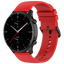 Correa de silicona Universal 22mm Rojo para Smartwatch Xiaomi/Amazfit/Samsung/Huawei/Realme/Ticwatch