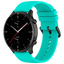 Correa de silicona Universal 22mm Turquesa para Smartwatch Xiaomi/Amazfit/Samsung/Huawei/Realme/Ticwatch