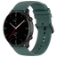 Correa de silicona Universal 22mm Verde Oscuro para Smartwatch Xiaomi/Amazfit/Samsung/Huawei/Realme/Ticwatch